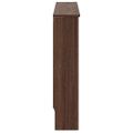 vidaXL Kryt radiátora Hnedý dub 152 x 19 x 81,5 cm Kompozitné drevo