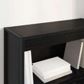 vidaXL Knižnica 80 x 30 x 86,5 cm Kompozitné drevo Čierny dub