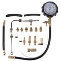 Sada na testovanie tlaku zážihových motorov MECHANIC ENGINE TESTER 20, 0-10 bar, 20 ks SIXTOL