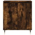 vidaXL Komoda dymový dub 60x35x70 cm spracované drevo