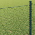 vidaXL Hexagonálny plot 1,2 x 10 m PVC Zelená