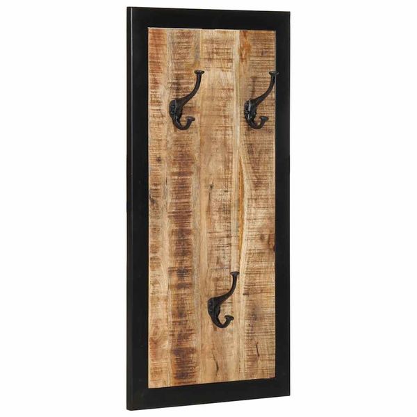 vidaXL Vešiak na kabáty 40x2x80 cm Masívne hrubé drevo Mango