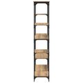 vidaXL Regál na knihy 5 úrovní 99 x 35,5 x 176 cm Kompozitné drevo