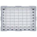 vidaXL Organizér so 64 zásuvkami 52x16x37,5 cm