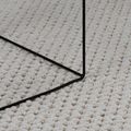 vidaXL Koberec do interiéru LUGO Krémová Ø 200 CM Polyester