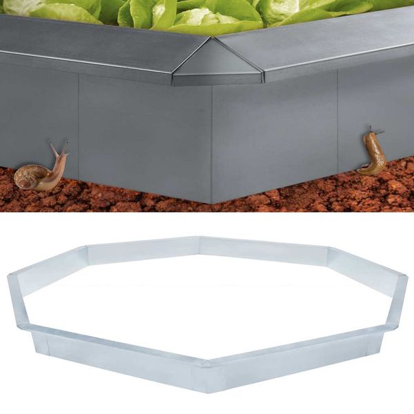 vidaXL Plot proti slimákom pozinkovaná oceľ 392x25 cm