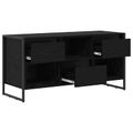 vidaXL TV skrinka 100 x 36 x 49,5 cm Čierny dub Kompozitné drevo