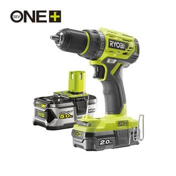 Ryobi, R18DD7-252S, 18V One Plus ™ vŕtačka s bezuhlíkovým motorm