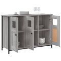 vidaXL Komoda sivá sonoma 100x35x70 cm kompozitné drevo