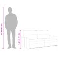 vidaXL 2-miestna pohovka sivohnedá 140 cm látka