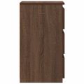 vidaXL Nočné stolíky 2 ks hnedý dub 40x35x62,5 cm spracované drevo