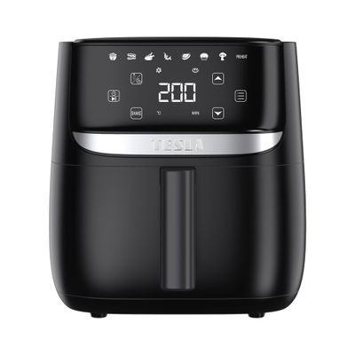 TESLA AirCook Q55 XL - multifunkčná digitálna horúcovzdušná fritéza (čierna farba)