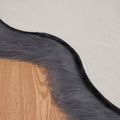 vidaXL Koberec z umelého ovčieho kožucha TAFALLA Antracitová Polyester