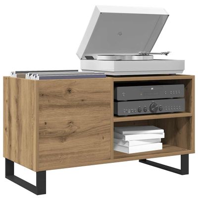 vidaXL Skrinka na platne dub artisan 84,5x38x48 cm kompozitné drevo