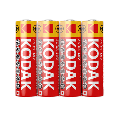 Kodak Heavy Duty Zinc tužková batéria R6 AA4-Shrink