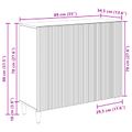 vidaXL Servírovacia skriňa Staré drevo 89 x 34,5 x 80 cm