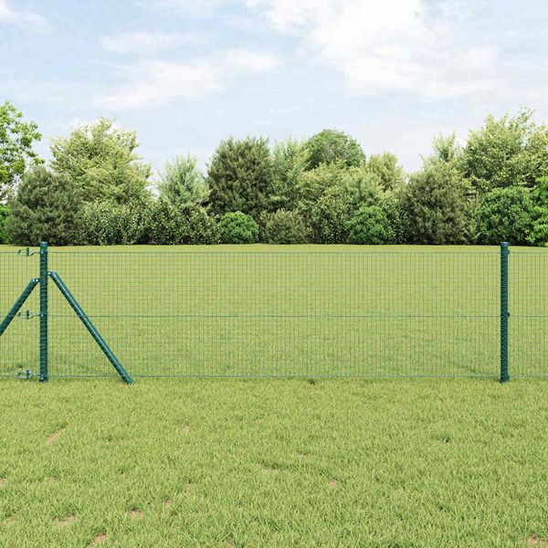 vidaXL Pevný kovaný drôtový plot 100 x 0,8 m (Š x V)