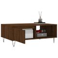 vidaXL Konferenčný stolík hnedý dub 90x60x35 cm kompozitné drevo