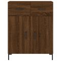 vidaXL Vysoká skrinka hnedý dub 69,5x34x180 cm spracované drevo