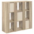 vidaXL Servírovacia skriňa Sonoma dub 88,5 x 29 x 84,5 cm