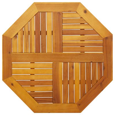 vidaXL Stolová doska 80x80x2,2 cm osemuholník masívna akácia