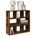 vidaXL Deliaca stena dymový dub 100x33x94,5 cm kompozitné drevo