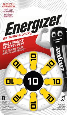 Energizer 10 SP-8 gombíkové batérie pre audioprotetiku 8ks 1,4V EN-634923
