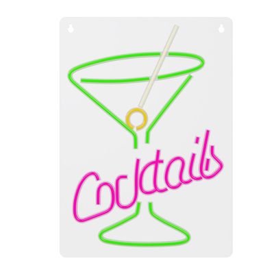 Neon PLEXI LED COCKTAILS ružová zelená FPNE02X Forever Light