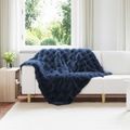 vidaXL Protisklzová deka z umelého králičieho kožúška Olite Polyester