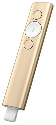 Logitech prezentér Spotlight , 3D akcelerometer a gyroskop, zlatý