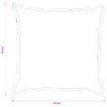 vidaXL Poťah na podložku 6 pcs HOUTEN Čierna 70 x 70 cm Bouclé