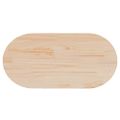 vidaXL Stolová doska 80x40x2,5 cm masívne borovicové drevo oválny tvar