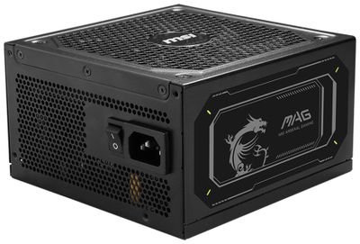 MSI zdroj MAG A1000GL PCIE5 II/ 1000W/ ATX3.1/ akt. PFC/ 7 rokov celk. záruka/ 135mm fan/ modulárna kabeláž/ 80PLUS Gold Zdroj, 1000W, 80 PLUS Gold, ATX 3.1, PCIe 5.1, plne modulárny, 135mm ventilátor, Active PFC, ochrana OVP/OCP/OPP/OTP/SCP/UVP