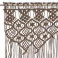 vidaXL Záclona macrame sivo-hnedá 140x240 cm bavlna