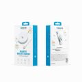 Forever MAWC-300 magnetická bezdrôtová nabíjačka Qi2 15W strieborná