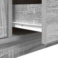 vidaXL TV skrinka s LED svetlami sivá sonoma 100x41x50 cm