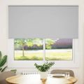 vidaXL roleta Blackout svetlo šedá 155x130 cm Šírka látky 151,6cm