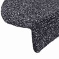 vidaXL Schodové rohože, samolepiace, 30 ks, 65x21x4 cm, tmavošedé, polkruhové, veľké
