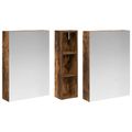 vidaXL Set kabinetov do kúpeľne 3 ks 120 x 14,5 x 70 cm