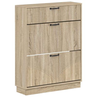 vidaXL Skriňa na topánky HOORN 78 x 24 x 100 cm Kompozitné drevo