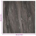 vidaXL Samo-lepiace podlahové dosky Tmavosivá 30,5 x 30,5 cm 20 ks PVC