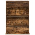 vidaXL Regál na časopisy Dymová dub 70 x 41 x 96 cm Kompozitné drevo