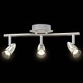vidaXL Stropné bodové svetlo so bodmi Niklová 36,5 x 10 x 12,5 cm Kov
