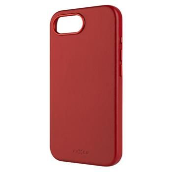 FIXED MagLeather kožený kryt iPhone 16e, červený