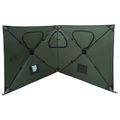 vidaXL Poľovnícky stan 145 x 145 x 150 cm Armádna zelená
