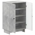 vidaXL Skriňa na topánky EDE 59,5 x 39,5 x 90 cm Kompozitné drevo