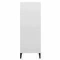 vidaXL Komoda biela 69,5x32,5x90 cm spracované drevo