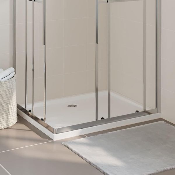 vidaXL Obdĺžniková sprchová vanička z ABS 80x100 cm
