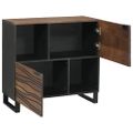 vidaXL Servírovacia skriňa Hnedá 80 x 33 x 75 cm mangový masív