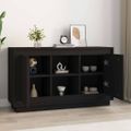 vidaXL Komoda čierna 102x35x60 cm spracované drevo